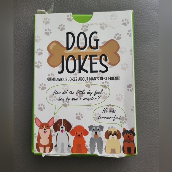 Dog Jokes 50 Cards of Dog Jokes Ages 6+ - Picture 1 of 6